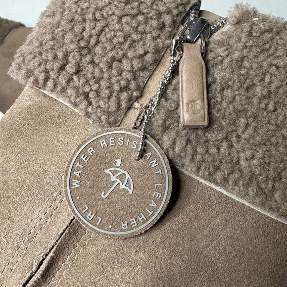 Lauren Ralph Lauren Taupe Steph Bootie NEW Size 9 - Picture 8 of 9